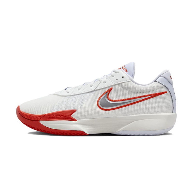 Nike/耐克 Zoom G.T. Cut Academy 白红 实战篮球鞋男 FB2598-101 - 图3