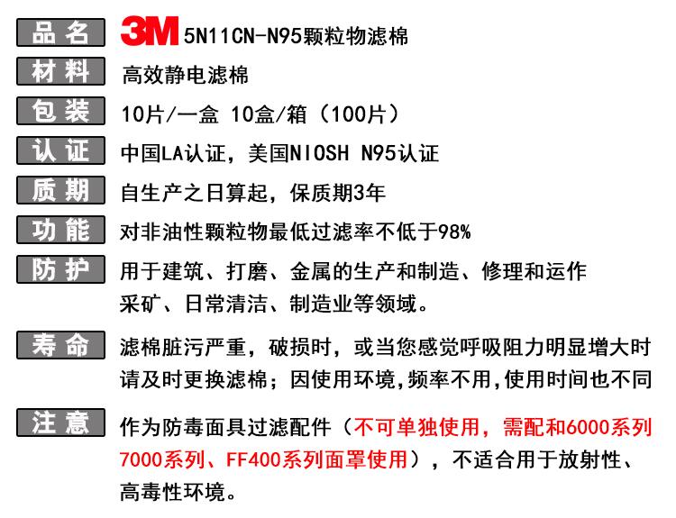 5N11cn过滤棉6200防毒面具7502防尘口罩滤芯颗粒物过滤棉防尘棉 - 图2