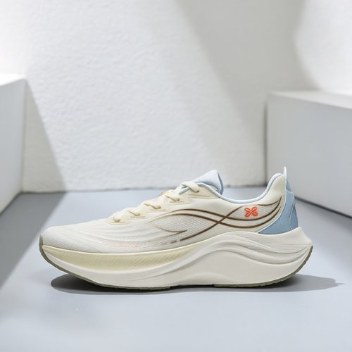 安踏叶子6丨轻质缓震跑步鞋女春季新款轻便耐磨运动鞋慢跑鞋女鞋 - 图1