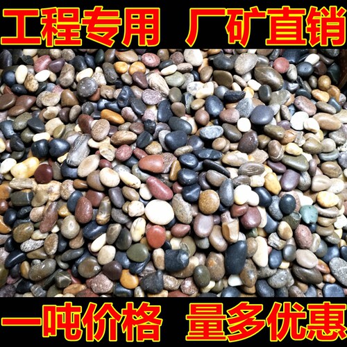 鹅卵石黑色雨花石小石子铺路大石头白色鹅软石鹅暖石庭院地园林石 - 图1