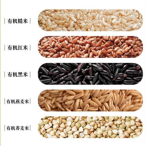人民食品有机五色糙米1.25kg东北三色杂粮米五谷杂粮组合粗粮米饭 - 图1