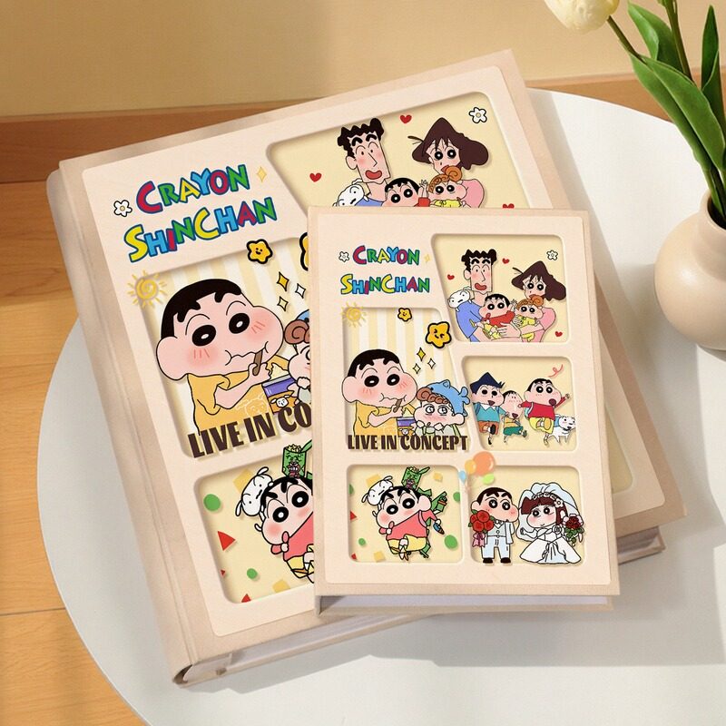 蜡笔小新相册家庭儿童纪念册6寸345五寸照片过塑可放影集收纳手册,淘宝优惠券,粉丝福利购,淘宝优惠卷