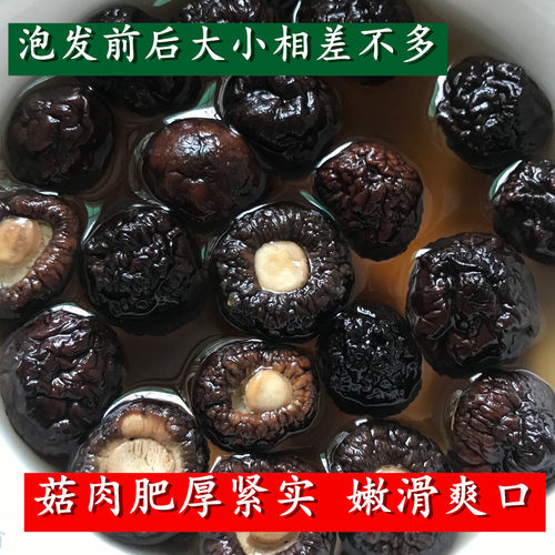 迷你特小香菇金钱菇冬菇蘑菇黑面菇直径约2cm肉厚剪根新鲜干货-图1