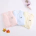 Áo vest mỏng cho bé mùa xuân và mùa thu sơ sinh 0-3 tháng vest nam và nữ bé vest vai cotton cotton vest mỏng - Áo ghi lê Áo ghi lê