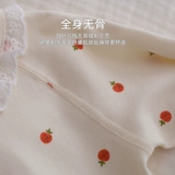 Комбинезон для новорожденных для младенца, осеннее тонкое хлопковое термобелье, боди для девочек, 03 мес.