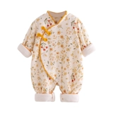 Детский демисезонный осенний комбинезон для новорожденных, осеннее боди для девочек, термобелье