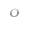 Natural jade white ring thin edge light green ring for men and women