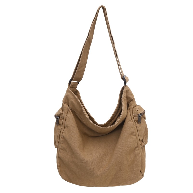 大容量托特包单肩包斜挎包时尚简约2024新款潮INS气质腋下包帆布,淘宝优惠券,粉丝福利购,淘宝优惠卷