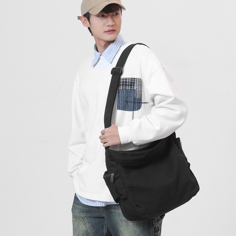 大容量托特包单肩包斜挎包时尚简约2024新款潮INS气质腋下包帆布,淘宝优惠券,粉丝福利购,淘宝优惠卷