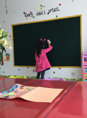 磁性儿童写字板平面教学涂鸦墙膜