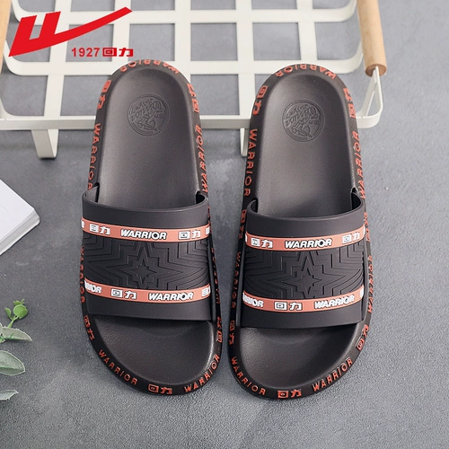 Warrior, летние тапочки для влюбленных, нескользящие слайдеры, мягкая подошва, в корейском стиле