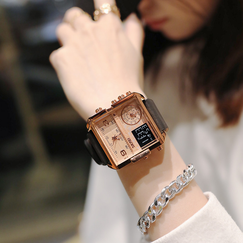 个性女士十大气正品牌奢华感皮带表 时刻美国产腕表