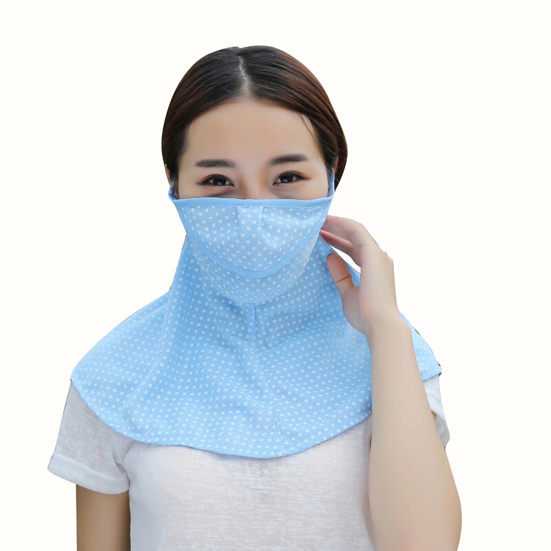 Spring summer summer thin neck protection vent sunscreen mask female riding dust protection sunscreen mask