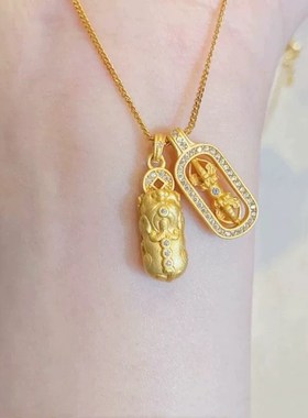 金刚杵貔貅纯银项链女轻奢高级感