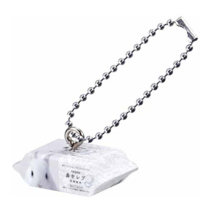 虾壳社 现货日本BANDAI扭蛋 万代 Nepia鼻部保湿专用纸巾微缩挂件,淘宝优惠券,粉丝福利购,淘宝优惠卷