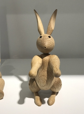 Rosendahl木质兔子摆件