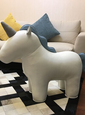 Zuny独角兽纸镇书档装饰落地摆件