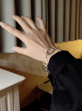 欧美ins男女情侣蹦迪手链首饰