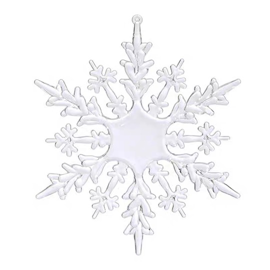 Christmas tree snowflake decoration acrylic snowflake hanging decoration