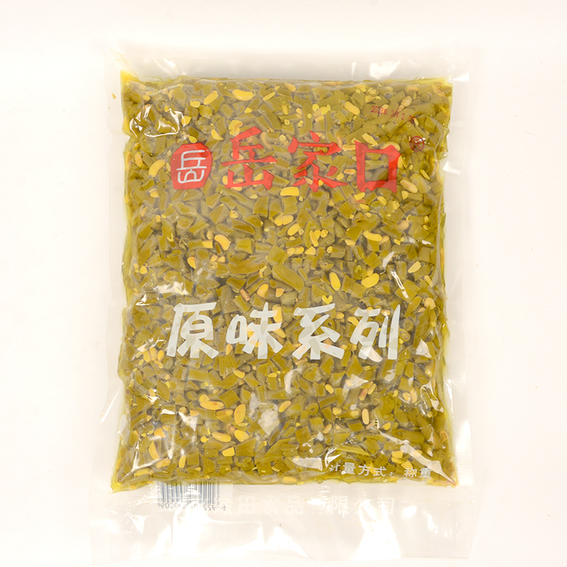 岳家口原味酸豆角真空泡豇豆烤烧烤螺蛳粉商用下饭菜咸菜整箱包邮 - 图3