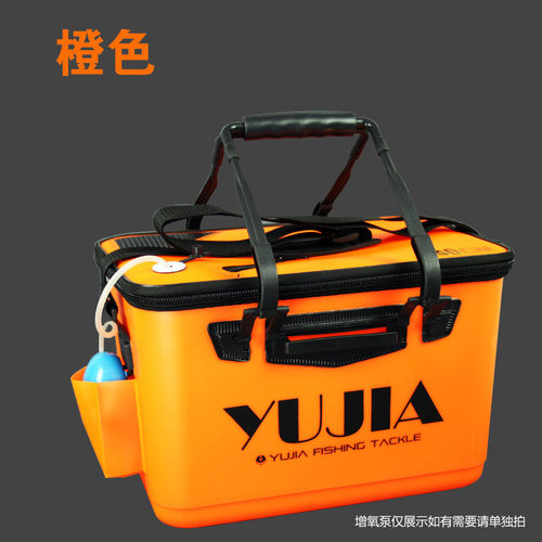 eva一体成型加厚折叠钓鱼桶钓箱装鱼箱活鱼桶水桶养鱼水桶渔具 - 图0