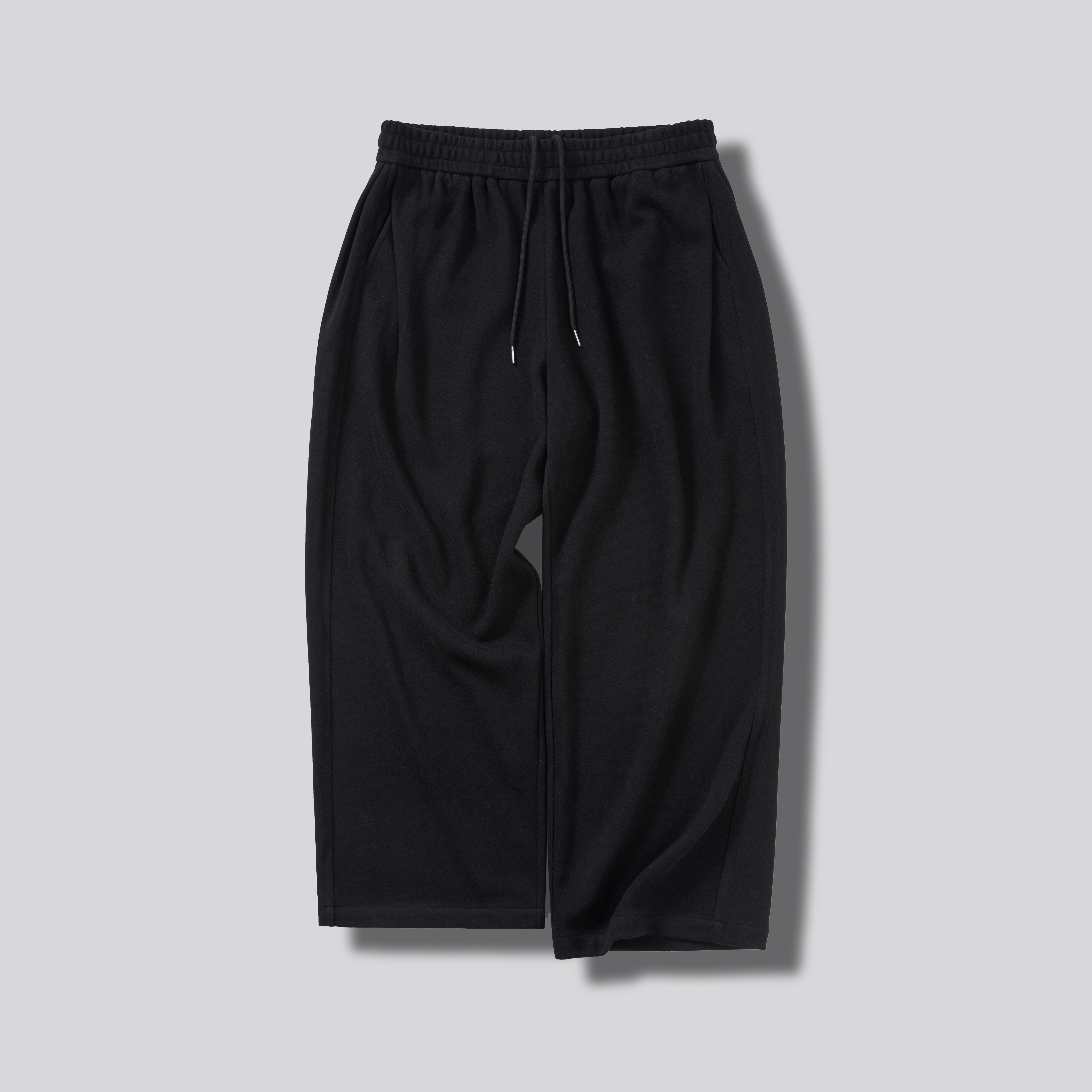 OCTOBEE LAB"懒懒裤"卫裤羊毛醋酸桑蚕丝保暖垂坠松紧阔腿裤长裤,淘宝优惠券,粉丝福利购,淘宝优惠卷