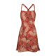 ITSNIKAR retro red floral dress for women summer sexy halter neck halter skirt seaside backless vacation skirt