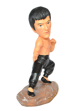 香港武打影星李小龙树脂工艺品