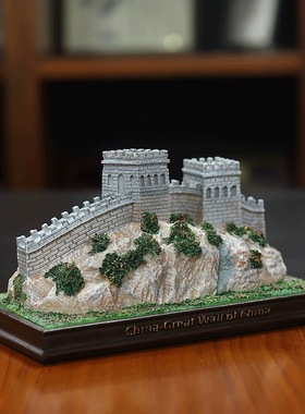 树脂古代东方四大奇迹古迹婆罗浮屠吴哥窟泰姬陵长城建筑模型摆件