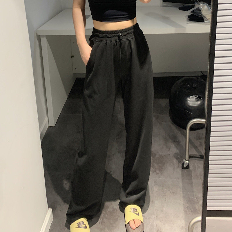 休闲运动兼顾-瑜伽服阔腿长裤肌理垂感直筒高弹休闲女士健身运动,淘宝优惠券,粉丝福利购,淘宝优惠卷