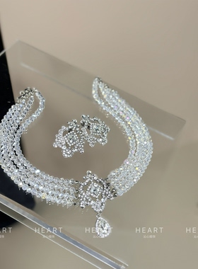 TM｜古早千金系列水晶项链三件套