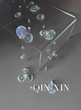 TM｜康康同款走秀碎钻珍珠贝壳项链