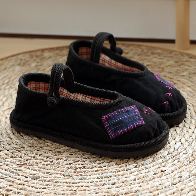 Huanxi handmade stitching soft-soled cloth shoes
