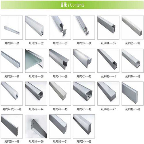 LED线条灯橱柜灯展柜灯条形灯铝槽灯办公灯含光源LED硬灯条软灯带 - 图0