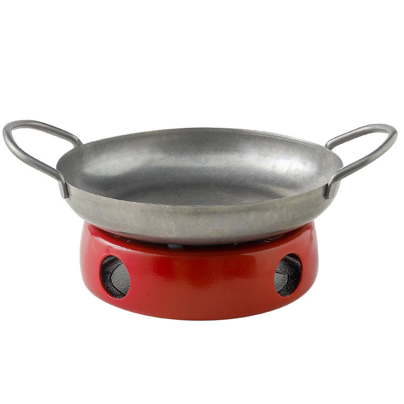 喜家德春笋鲜蔬锅专用酒精加热炉创意复古红色铝合金加热底座,淘宝优惠券,粉丝福利购,淘宝优惠卷