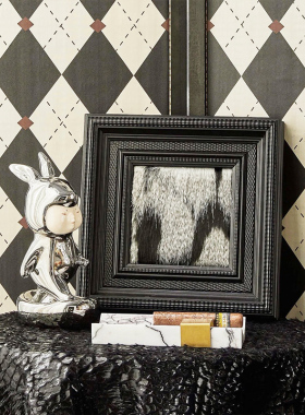 软装恒大中古风客厅卧室背景墙复古挂画装饰画摆件高级感桌面装饰