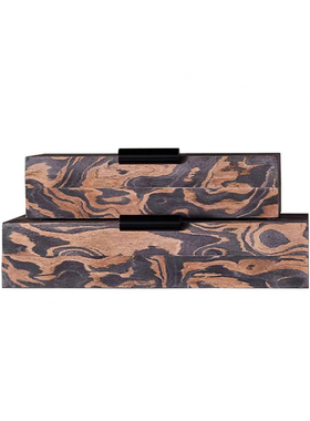 软装恒大现代样板间书房边柜大理石装饰摆件文艺套装软装搭配设计