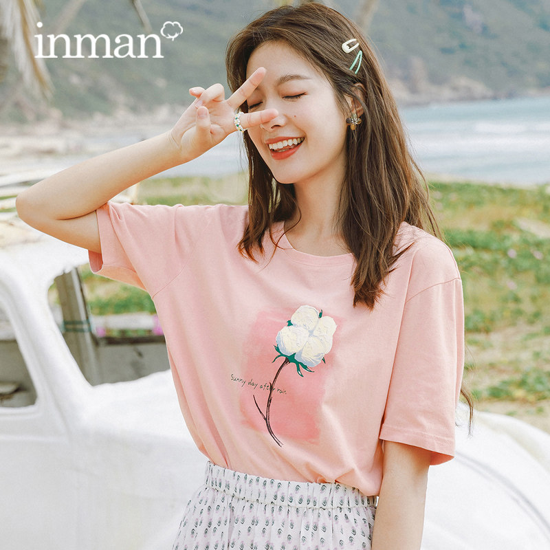  茵曼田田极客T恤