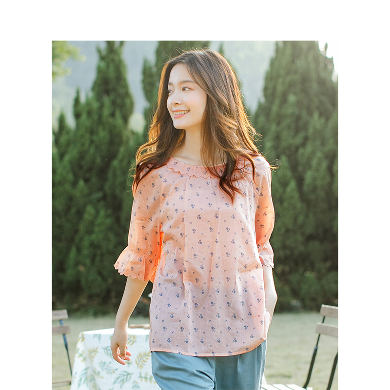  茵曼田田极客衬衫