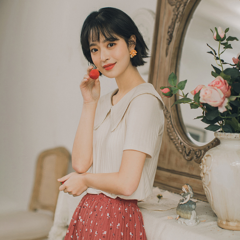  茵曼田田极客T恤