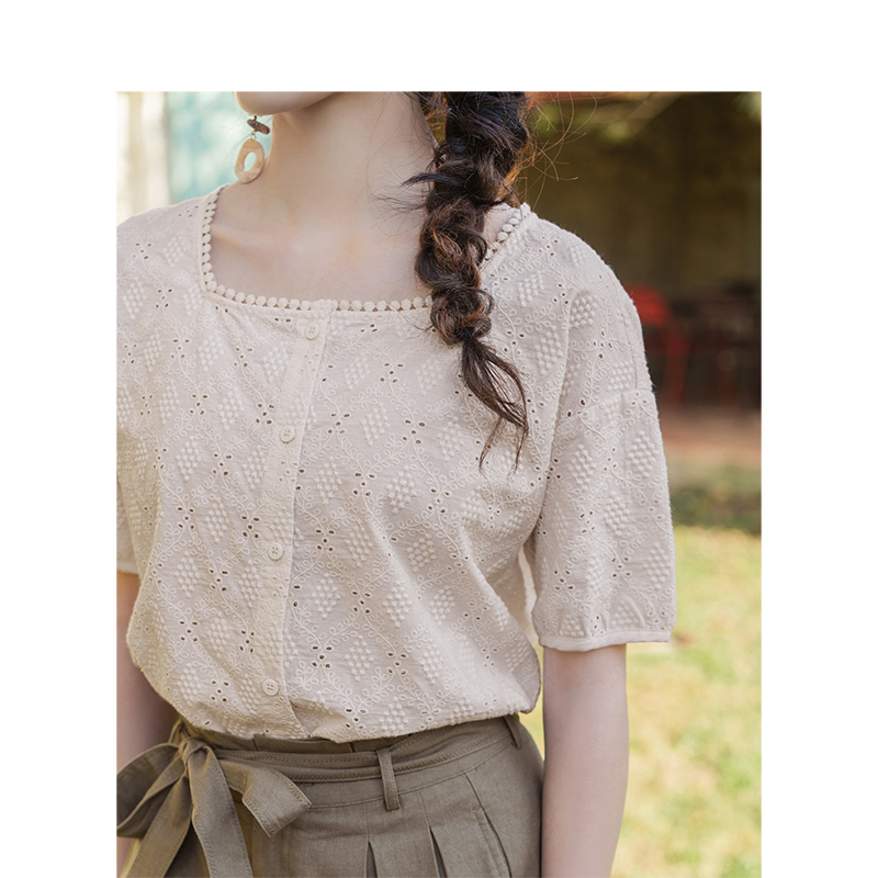  茵曼田田极客衬衫