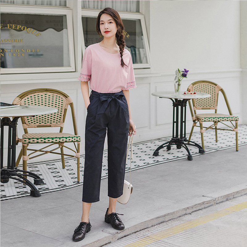  茵曼田田极客休闲裤