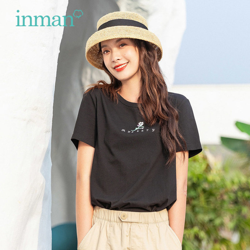  茵曼田田极客T恤