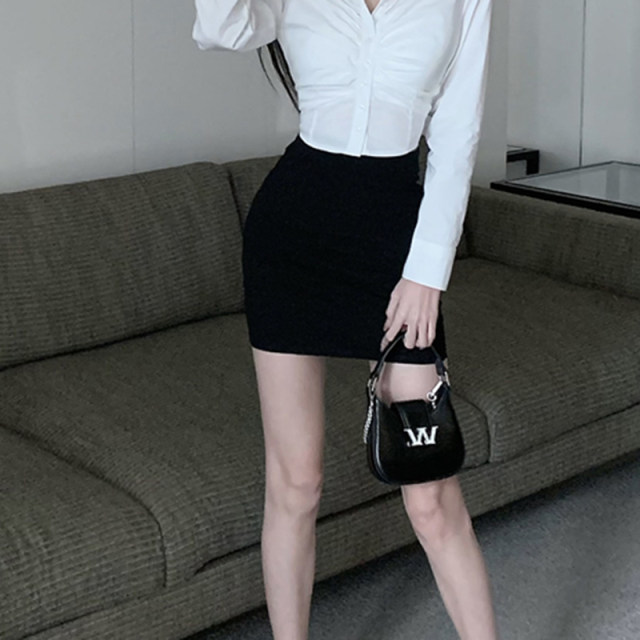 Short skirt covers the buttocks, sexy plus size wearable skirt, pure lust