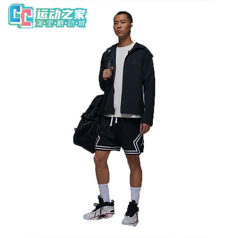 Nike耐克2023夏季Jordan男子篮球速干透气休闲训练短裤DX1488-010-图2