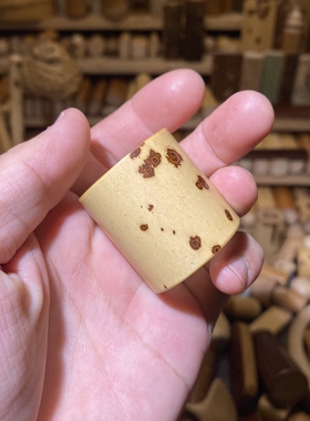 33-33mm红湘妃竹盖置手把件，一物一链接，拍了下架，远山工