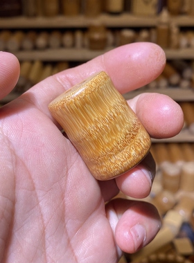 24-33mm罗汉竹多节手把件盖置，一物一链接，远山工edc