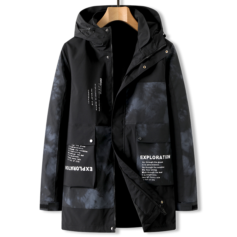 宝盾狼加大码男士中长款特大号肥佬 宝盾狼风衣