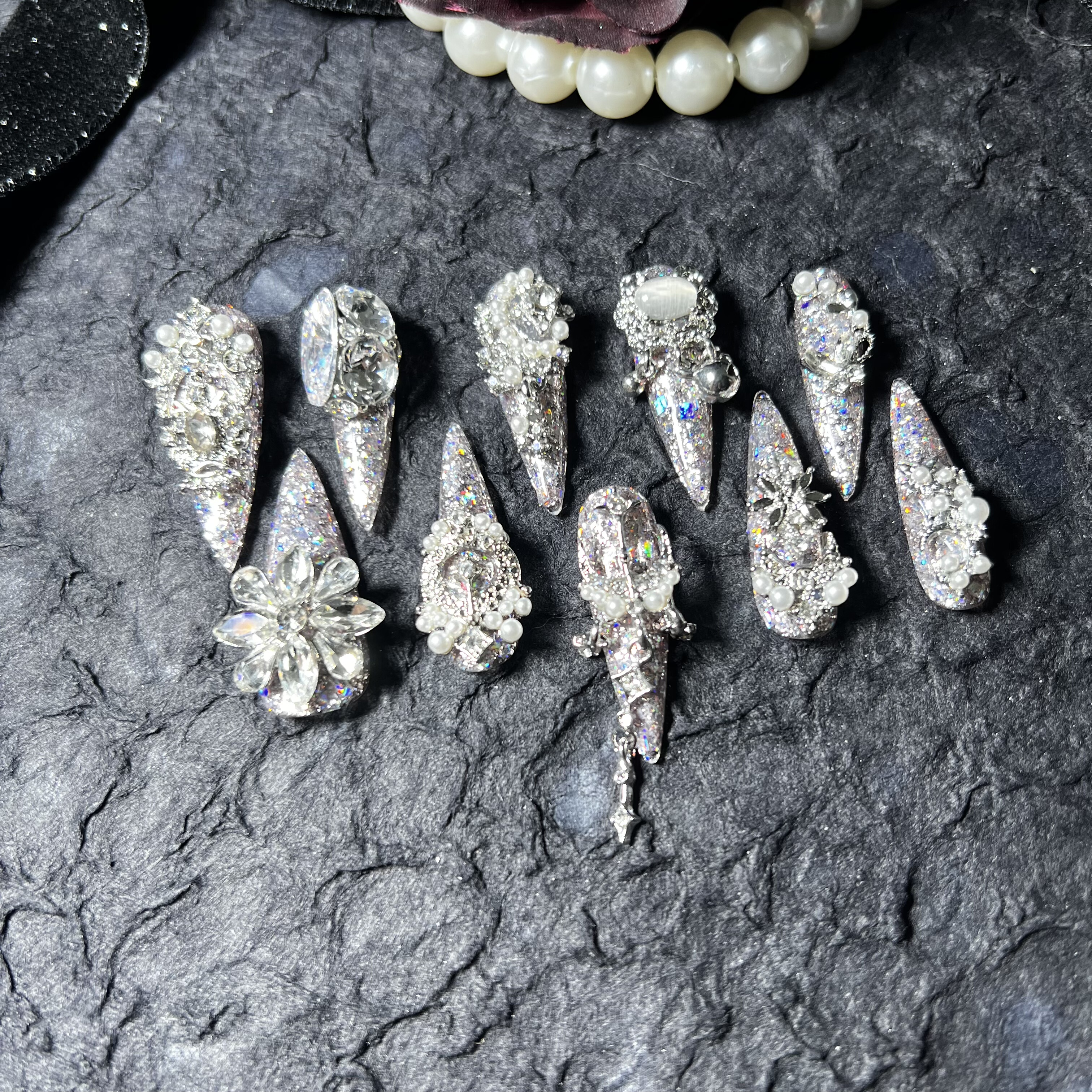 【129】爆闪纯手工穿戴甲,淘宝优惠券,粉丝福利购,淘宝优惠卷