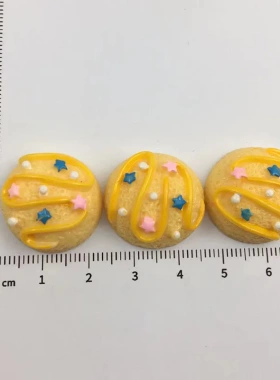 冰淇淋奶油汉堡树脂食玩玩具屋微缩迷你模型滴油树脂饰品配件
